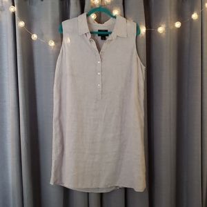 Tahari Linen dress 1X